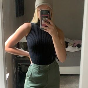 LA HEARTS Black Turtleneck Bodysuit